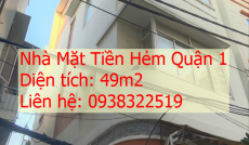 Bán Nhà Mặt Tiền Hẻm Trần Quang Khải, Quận 1 - Giá 8Tỷ6